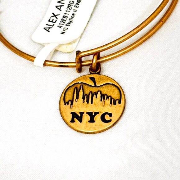 Alex And Ani New York Skyline II Bracelet - NWT - Picture 2 of 7